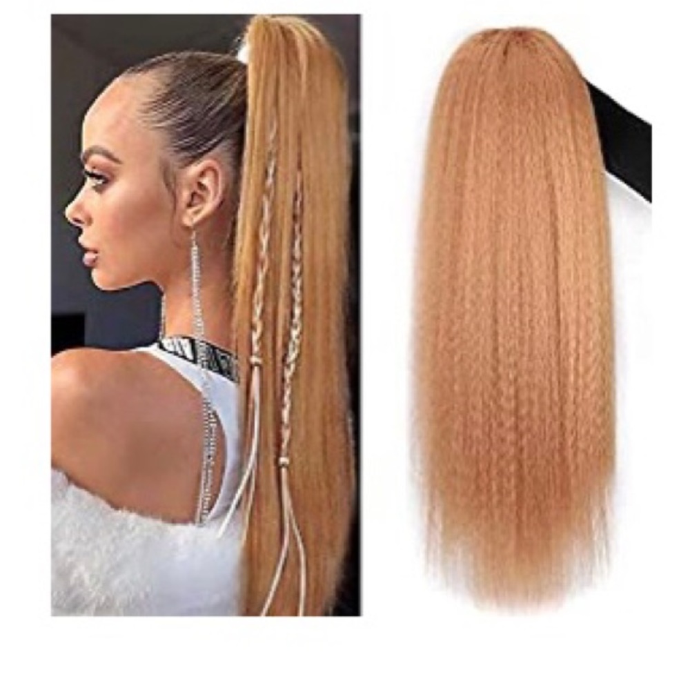 Straight Drawstring Ponytail Extension for Women